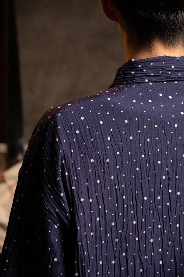 PORTER CLASSIC】ALOHA LONG SHIRT CLASSY DOTS-SLOW&STEADY