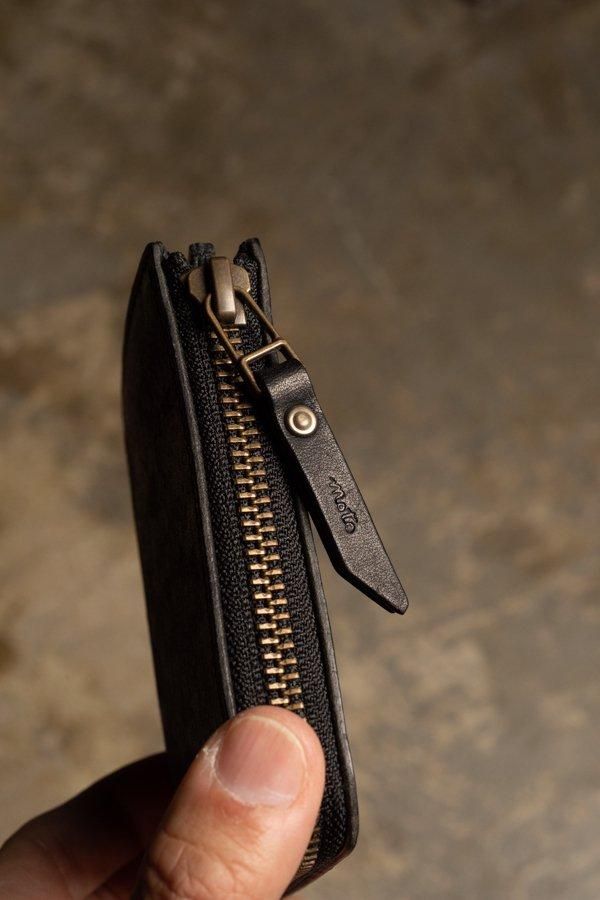 MOTO】FW4R COMPACT ZIP WALLET-BLACK- SLOW&STEADY -