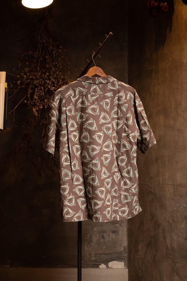 トップス PHIGVEL FLY PATTERN OPEN COLLAR SHIRT PHIGVEL - フィグベル / FLY PATTERN OPEN COLLAR SS SHIRT