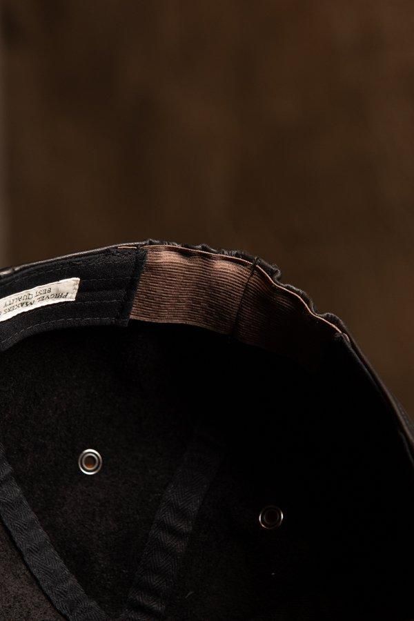 PHIGVEL】LEATHER LONG BILL CAP-SLOW＆STEADY