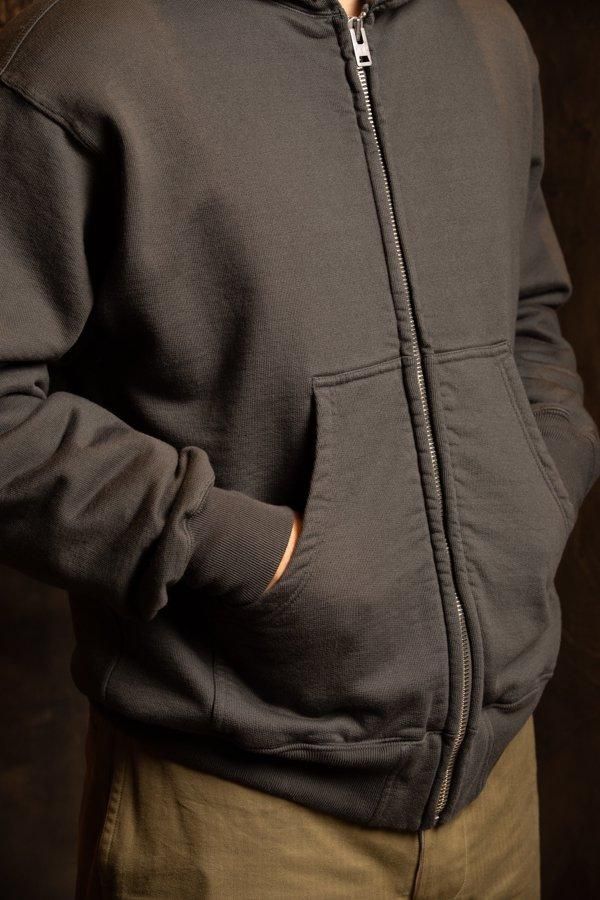 PHIGVEL】ATHLETIC FULL ZIP HOODIE -SLOW＆STEADY