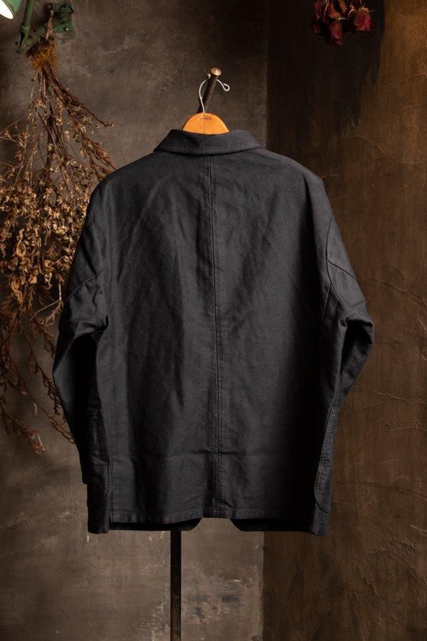 PORTER CLASSIC】MOLESKIN COVERALL JACKET-BLACK-SLOW&STEADY PORTER CLASSIC】MOLESKIN COVERALL JACKET-BLACK-SLOW&STEADY