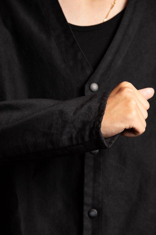 PORTER CLASSIC】MOLESKIN NO COLLAR SHIRT JACKET-SLOW&STEADY