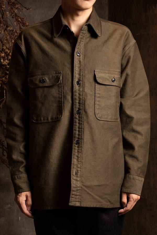 PORTER CLASSIC】MOLESKIN SHIRT-SLOW&STEADY PORTER CLASSIC】MOLESKIN SHIRT-SLOW&STEADY