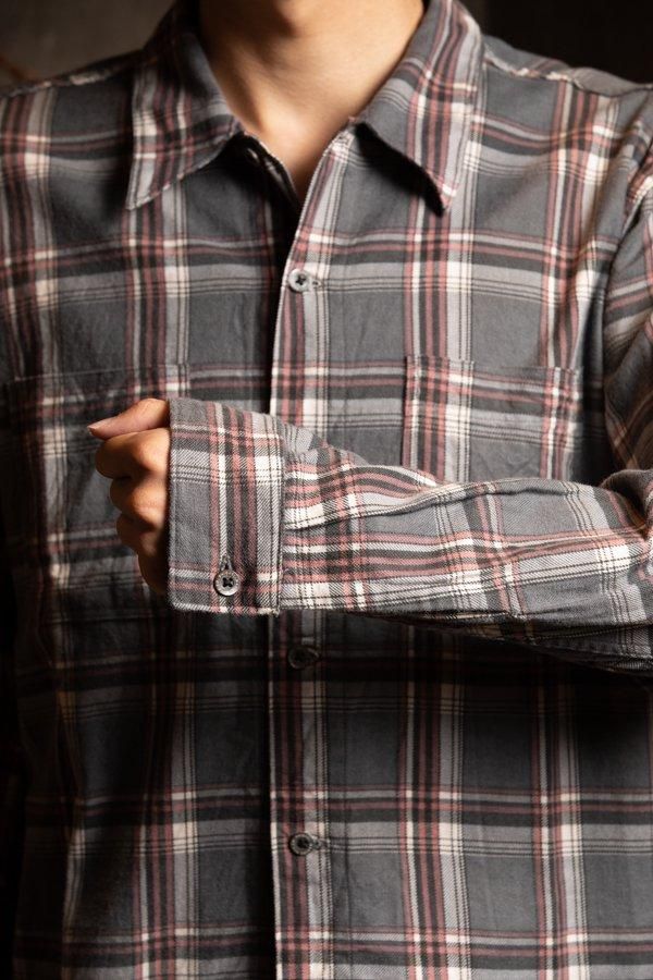 PHIGVEL】PRINT FLANNEL SHIRT 