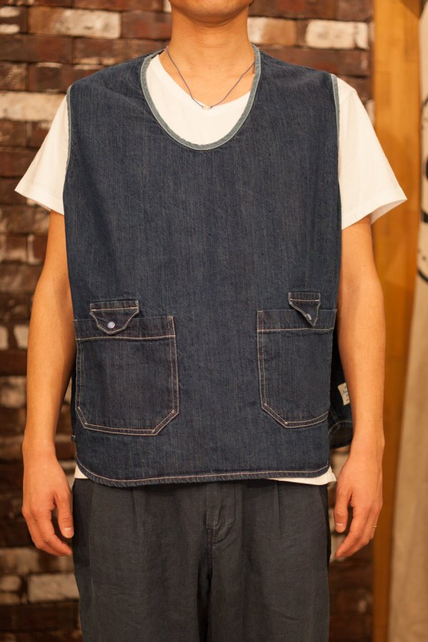 PORTER CLASSIC】SUMMER DENIM VEST-SLOW&STEADY