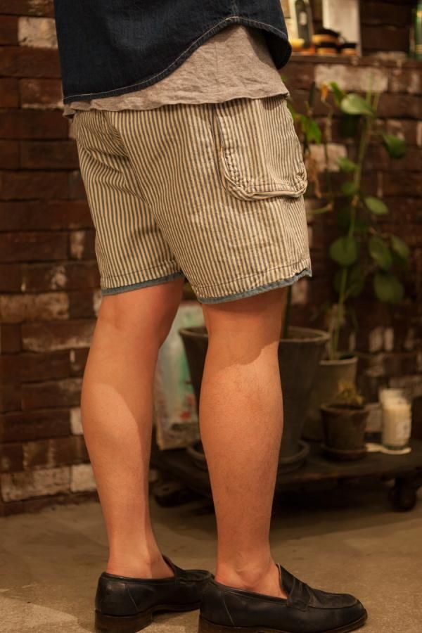 爆買い 英語 PORTER CLASSIC】SUMMER SHORTS-SLOW&STEADY HICKORY パンツ