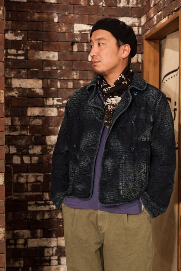 ブラウン×ピンク 最終価格PC SASHIKO DOUBLE JACKET GLAY - 通販