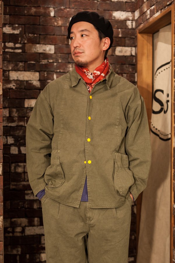 PORTER CLASSIC】POPLIN SHIRTS JACKET-SLOW&STEADY