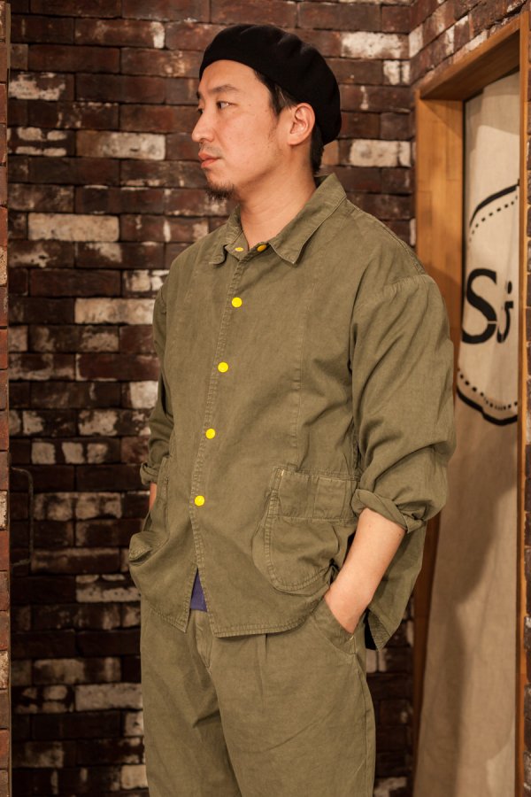 PORTER CLASSIC】POPLIN SHIRTS JACKET-SLOW&STEADY