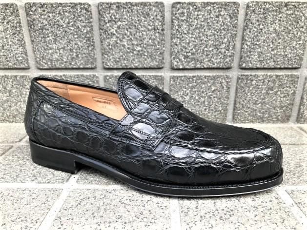 F.lli  Giacometti,フラテッリジャコメッティ,ジャコメッティ,Giacometti,イタリア,ITALY,ローファー,LOAFER,クロコ,ワニ革