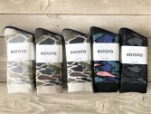 RoToTo  PILE CAMO CREW SOCKS  made in japan