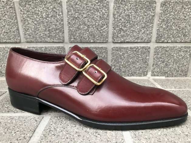 AUBERCY NEIL ネイル DOUBLE BUCKLE ダブル バックル BORDEAUX ボルドー