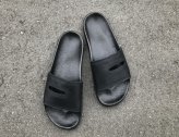 REPRODUCTION OF FOUND  GERMAN MILITARY SANDAL ALL BLACK
