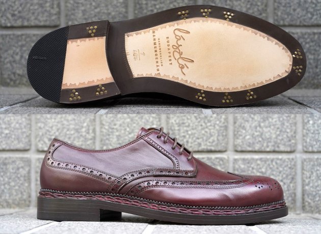 Laszlo BUDAPEST ラズロ ブダペスト 50630 VIENNA ZWZ LDS LUX BORDEAUX CALF