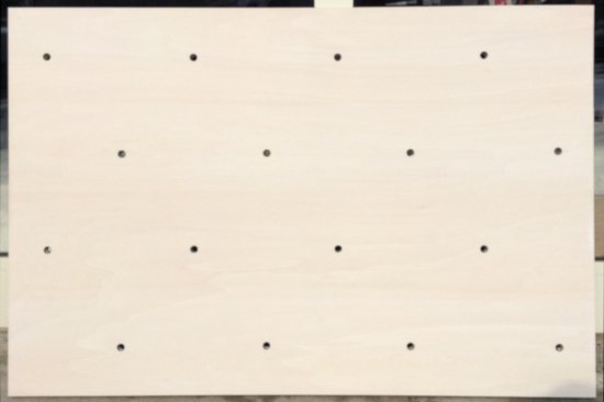 ボルダリング用パネル(600mm x 900mm) １枚 ホワイト塗装 シナ合板使用