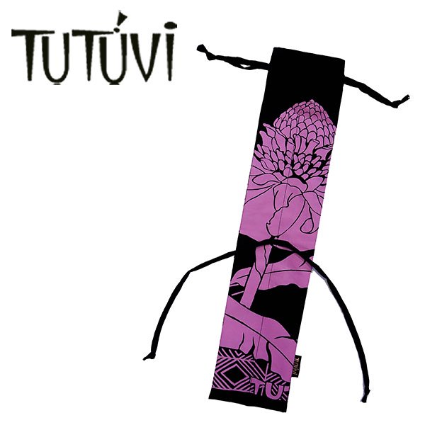 TUTUVI  プイリケース2（プイリ長さ約５０ｃｍ用）ニュートーチジンジャー　ブラック・ピンク【画像2】
