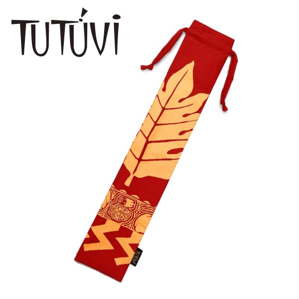 TUTUVI  プイリケース1（プイリ長さ約５０ｃｍ用）　ウルフルーツ　レッド/イエロー【画像2】