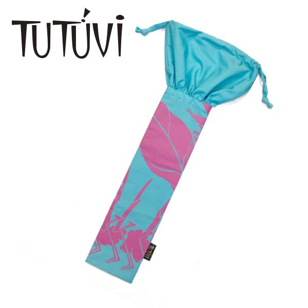 TUTUVI  プイリケース３（プイリ長さ約５０ｃｍ用）  オレナ ターコイズ/ピンク 【画像2】