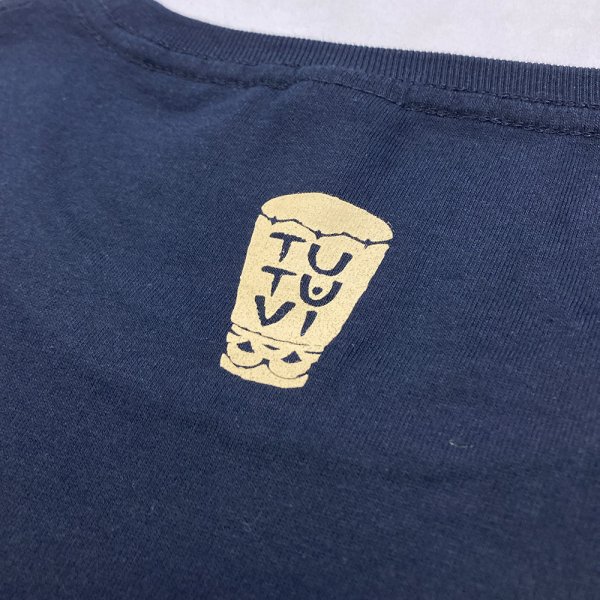 TUTUVI　Tシャツ 半袖 スタンダード（柄：トーチジンジャー　色：ネイビー・ベージュ）【画像4】