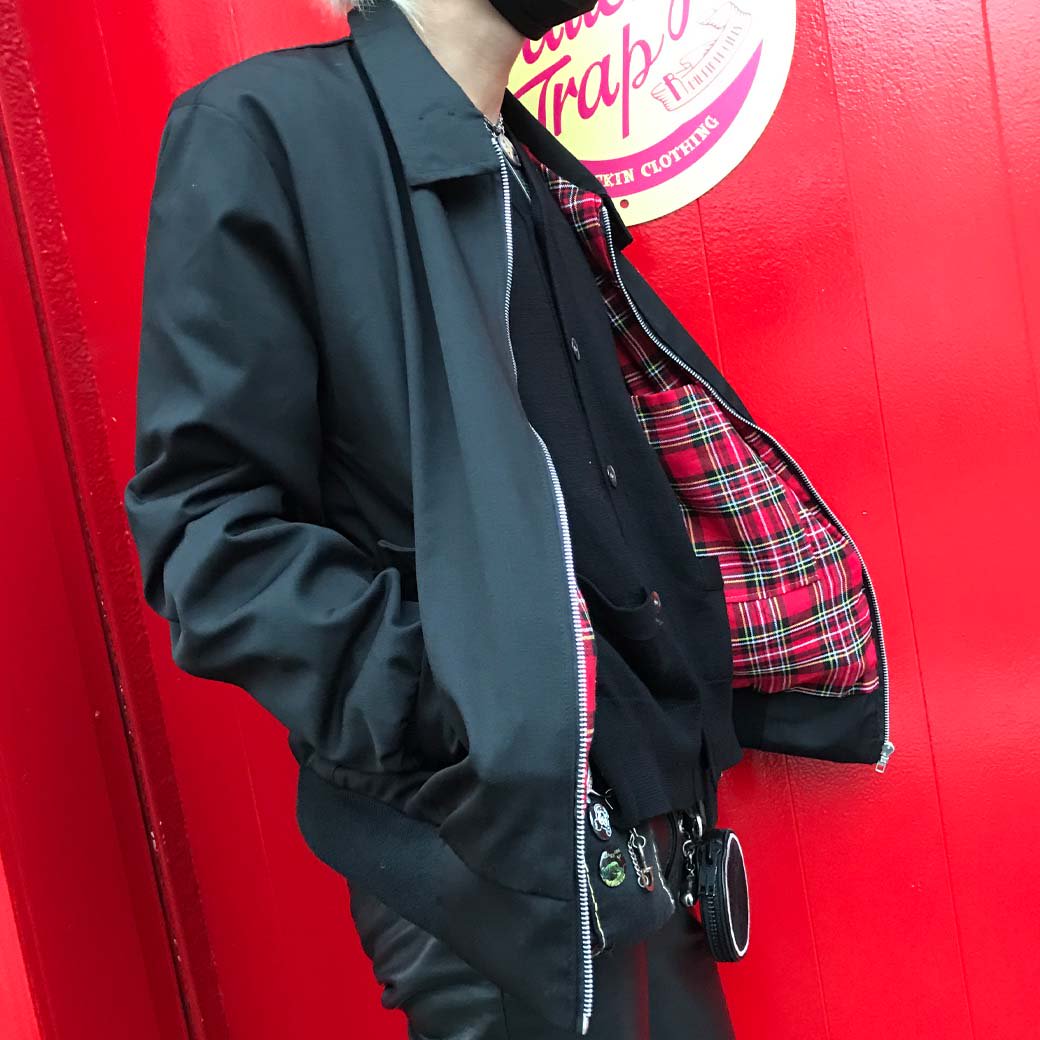 BANNED】Harrington Jacket Men's ハリントンジャケット ブラック - Vallery's Trap Online Shop  REAL PIN UP GIRLS  ROCKIN' GROUPIES!!