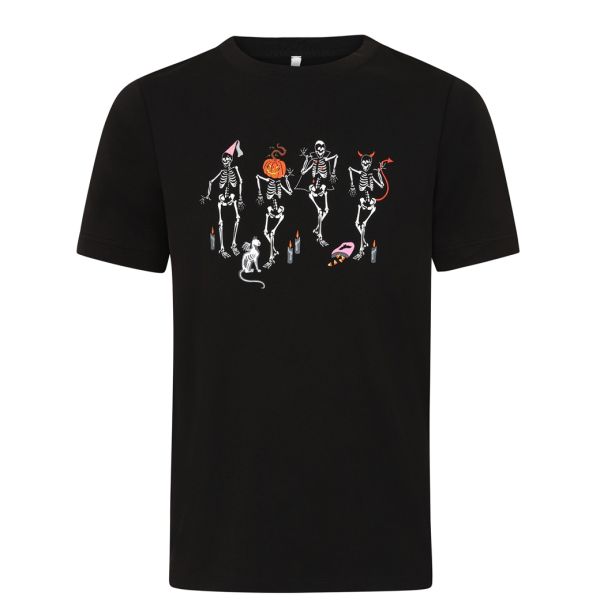 <img class='new_mark_img1' src='https://img.shop-pro.jp/img/new/icons1.gif' style='border:none;display:inline;margin:0px;padding:0px;width:auto;' />【Collectif】  Jim Skeleton Boo-gie T-shirt Men's