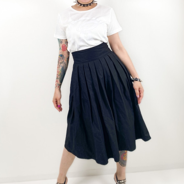 【Rec by Royal Pussy】Cotton Nep Skirt -Black