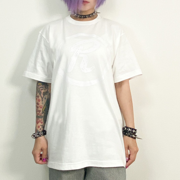 【Rec by Royal Pussy】Drawing "R"Mark Big Tee White