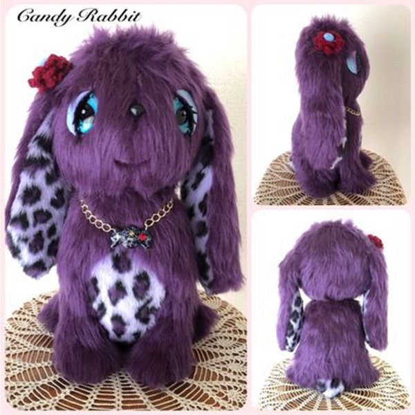 <img class='new_mark_img1' src='https://img.shop-pro.jp/img/new/icons1.gif' style='border:none;display:inline;margin:0px;padding:0px;width:auto;' />【Dragon Comi Doll】Candy Rabbit Purple/Purple Reopard