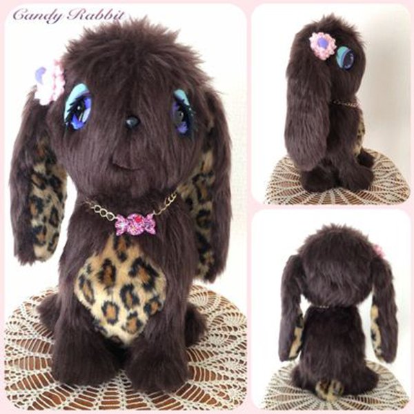 【Dragon Comi Doll】Candy Rabbit Brown/Brown Reopard