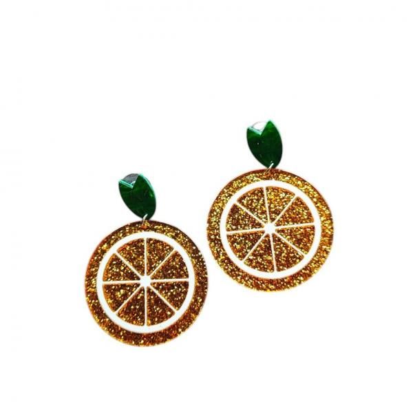 VALLERY'S SELECT Juicy Orange Earrings