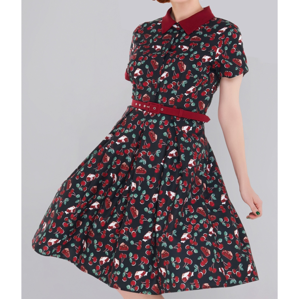 <img class='new_mark_img1' src='https://img.shop-pro.jp/img/new/icons1.gif' style='border:none;display:inline;margin:0px;padding:0px;width:auto;' />Collectif X Lindy BopBetty Cherry Dress