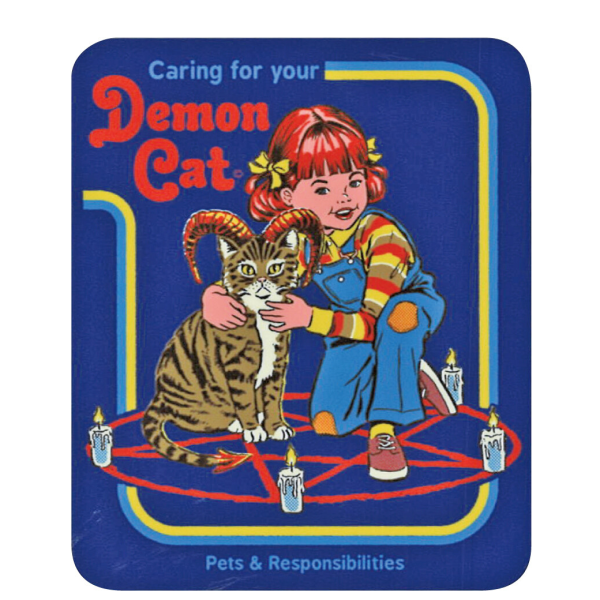 Steven RhodesCaring for your Demon Cat Sticker ͥݥ250ˤƤϤ