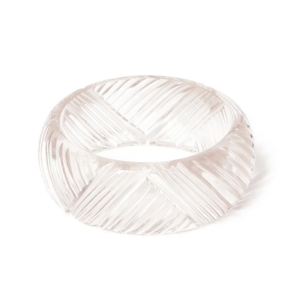  SplendetteCrystal Heavy Carve Wide Bangle 磻ɥХ󥰥 ꥢ