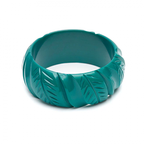  SplendetteJade Green Heavy Carve Wide Bangle 磻ɥХ󥰥 ɥ꡼
