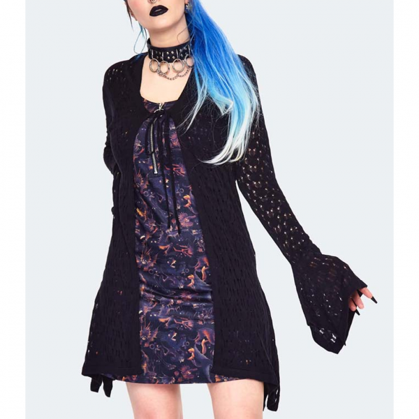 JAWBREAKERLace Knit Long Cardigan