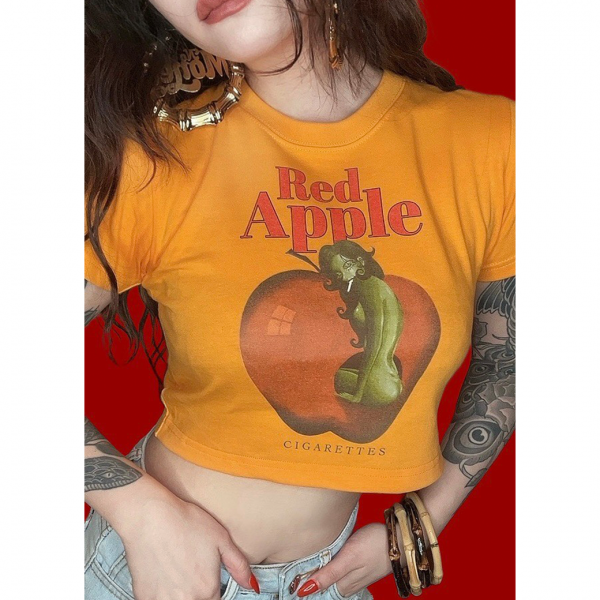 STRAY DOGRed Apple Crop Tee /XSͥݥ250ˤƤϤ