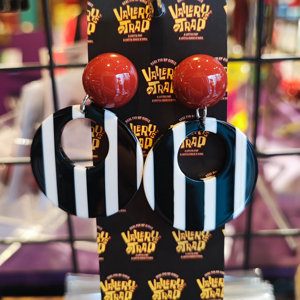 VALLERYS SELECTRetro Stripe Earrings