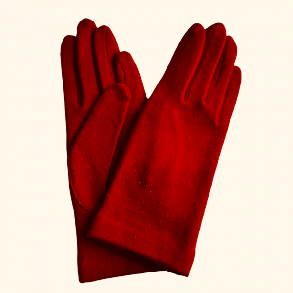 <img class='new_mark_img1' src='https://img.shop-pro.jp/img/new/icons1.gif' style='border:none;display:inline;margin:0px;padding:0px;width:auto;' />VALLERY'S SELECTRetro Knit Glove -Lipstick Red