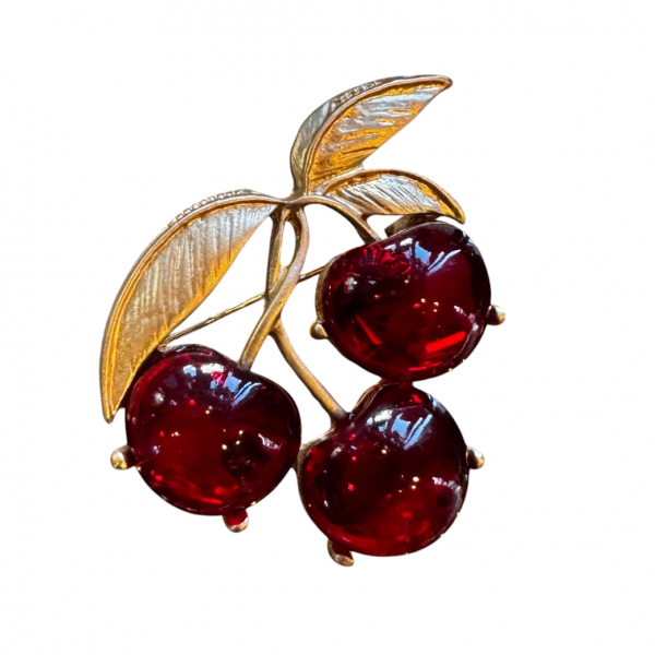 VALLERY'S SELECTLucite Cherry Brooch 롼ȥ꡼֥