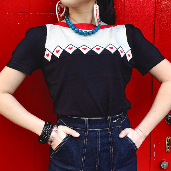 BANNEDWINONA HEARTS JUMPER