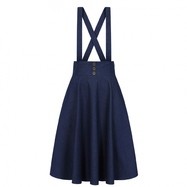 <img class='new_mark_img1' src='https://img.shop-pro.jp/img/new/icons1.gif' style='border:none;display:inline;margin:0px;padding:0px;width:auto;' />BANNEDDOTTIE DENIM SWING SKIRT 