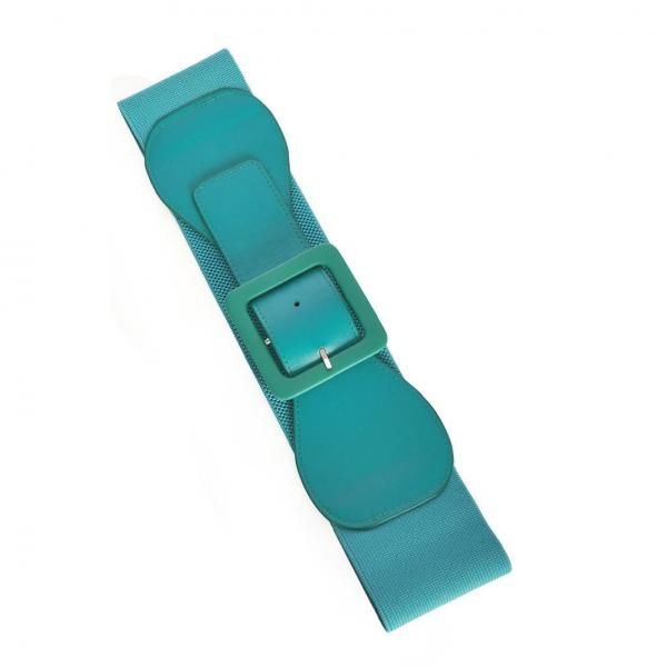 <img class='new_mark_img1' src='https://img.shop-pro.jp/img/new/icons1.gif' style='border:none;display:inline;margin:0px;padding:0px;width:auto;' />BANNEDLAST DAY OUT SQUARE BUCKLE BELT  Turquoise