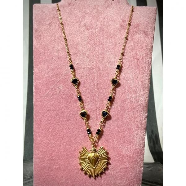 <img class='new_mark_img1' src='https://img.shop-pro.jp/img/new/icons1.gif' style='border:none;display:inline;margin:0px;padding:0px;width:auto;' />THUNDER HONEY -Romantics- by KING&QUEENۥ饽ϡȥͥå쥹 BLACK/GOLD ͥݥб