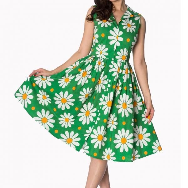BANNEDCRAZY DAISY SHIRT DRESS