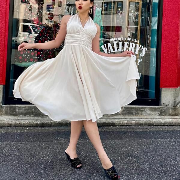 Hell BunnyMonroe Dress Cream ɥ쥹 -size XS