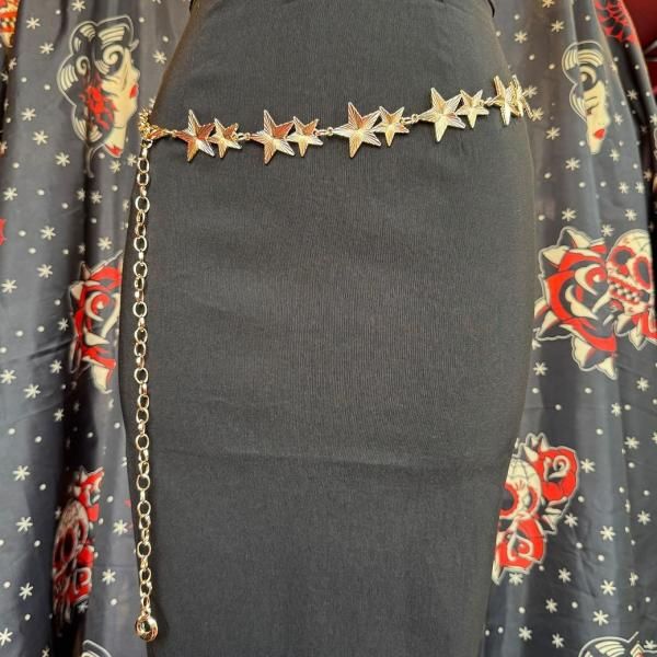 VALLERY'S SELECTStar Chain Belt Gold
