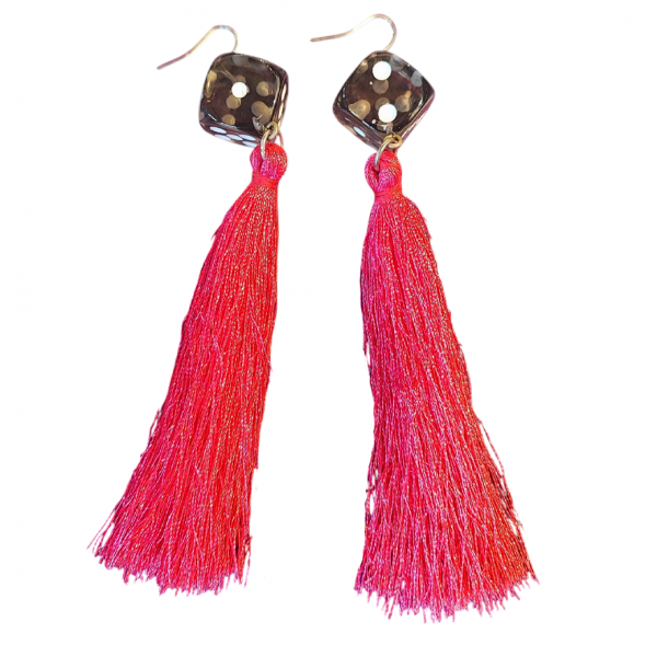 KING&QUEENCANDY DICEPINK TASSELԥ/ꥢ֥å