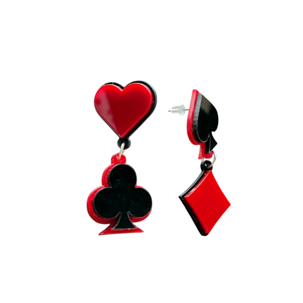 <img class='new_mark_img1' src='https://img.shop-pro.jp/img/new/icons1.gif' style='border:none;display:inline;margin:0px;padding:0px;width:auto;' />VALLERY'S SELECTTrump Icon Earrings 