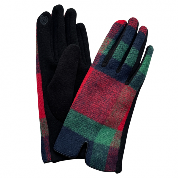<img class='new_mark_img1' src='https://img.shop-pro.jp/img/new/icons1.gif' style='border:none;display:inline;margin:0px;padding:0px;width:auto;' />VALLERY'S SELECTPlaid Gloves -Red